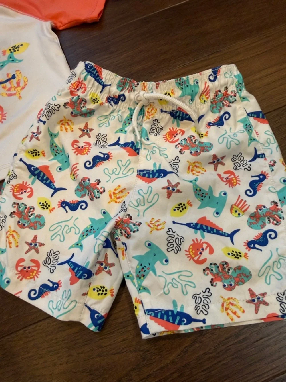 Place Sport Boys Swim Trunk and Rashguard Set Size 3T 34-010
